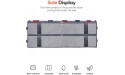 Onlyeasy Foldable Underbed Bags 2 Pack Blankets Clothes Comforters Storage Bag Breathable Zippered Organizer for Bedroom with Clear Window and 4 Handles 39.4x19.7x5.9 in Linen-like Grey MXDUBBP2 - BQI5V6Z63