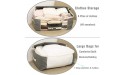 Qozary 3 Pack Large Storage Bags for Comforters Blankets Clothes Quilts and Towels Better and Sturdy Under Bed Organizer Bag for Closets Bedrooms Gray Extra Large 105L 27.5 x 11.8 x 19.6 - BNS4KMHF1