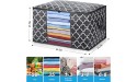 Wellent Storage Bags,100L 3 Pack Large Capacity Clothes Storage Organizer with Reinforced Handle and Clear Window,Foldable Storage Containers for Comforter Blanket Bedding - B2NQ9KL84