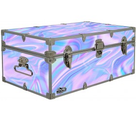 Designer Storage Trunk Food Themes 32 x 18 x 13.5 Inches Durable and Built to Last Lockable Electric Cotton Candy - BSZDCT2HL