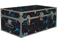 Designer Storage Trunks Hi-Tech Themes 32 x 18 x 13.5 Inches Durable and Built to Last Lockable Blue Electric Lava - BI21HMDFH