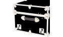 Rhino Trunk & Case Camp & College Trunk with Removable Wheels 30x17x13 Black - BM24BM8KL