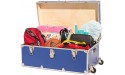 Rhino Trunk & Case Camp & College Trunk with Removable Wheels 30x17x13 Black - BM24BM8KL