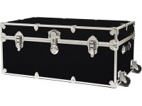 Rhino Trunk & Case Camp & College Trunk with Removable Wheels 30"x17"x13" Black - BM24BM8KL