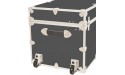 Rhino Trunk & Case Dorm Armor Trunk with Removable Wheels College Home & Office Storage 35x17x17 Slate - BTPFJO640