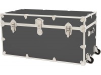 Rhino Trunk & Case Dorm Armor Trunk with Removable Wheels College Home & Office Storage 35"x17"x17" Slate - BTPFJO640
