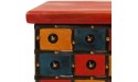 Unfade Memory Vintage Storage Trunk Wood Storage Chest Organizer Box 43.3x15.7x15.7 - BPN71A8II