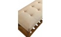 ACME Furniture 96682 Charla Bench Beige & Oak One Size - B3QMQRLHN
