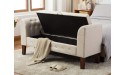 Awonde Upholstered Storage Bench with Arms Ottoman Bench for Bedroom Entryway Living Room Khaki - BKTA4IBNQ