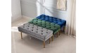 Guyou 42” Elegant Velvet Entryway Bench Upholstered Tufted Bedroom End of Bed Bench Ottoman with Gold Legs Modern Footrest Stool with Deep Buttons for Living Room Foyer Bedroom Blue - B59HZT9Y8
