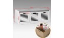 Haotian FSR23-W White Storage Bench with 3 Drawers & Padded Seat Cushion Hallway Bench Shoe Cabinet Shoe Bench - BBGADC980