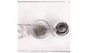 100 Pcs Silver Paper Clip in Round Paper Clip Holder Paperclip Holder for Desk 28mm Clip Dispenser Magnetic Clips Organizer Planner Supplies for School Office - B1UBWE95F