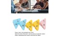 10pcs Triangular Book Page Corner Clip 90 Degree Corner Clip 3 Color,PET,Protect Paper Corners ,Suitable for Test Paper Music Scores Office Clips,Each Hold About 40 Sheets of A4 Paper - B8QXQ314X