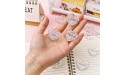5PCS Clear Heart Paper Clips Plastic Paper Clamps Mini Bookmark Clips File Holder Clips Small Binder Clips for Office Note Clip Stand - BM2GTX6GN