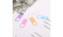60pcs Small Mini Paperclip Candy Color Clear Stationery Binder Clip Table Office School Supplies Binding Clips Paper - BTEXWKRH7