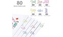 80 PCS Cute Animal Shaped Paperclips 6 Design and Colors in Gift Box for Students Office Stuffer （Pony Doggy Kitten Bird Penguin Elephant） - BQQRJVDZD