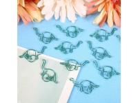 Binder Clip Funny Office Supply Animal Paper Clip :Dinosaur Paper Clip for Office for School Binder for Stationary Supply - BMDVDLSTX
