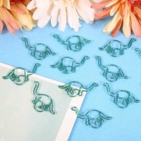 Binder Clip Funny Office Supply Animal Paper Clip :Dinosaur Paper Clip for Office for School Binder for Stationary Supply - BMDVDLSTX