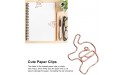 HEEPDD 20Pcs Shaped Paper Clips Portable Durable Sturdy Paper Clips Metal Material Elephant Shapes Paper Clips Bible Clips for Fun Office Supplies School Gifts - BA1CN54RF