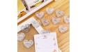 MAOXI 5Pcs Binder Clip Cute Transparent Love Clip Kawaii Clear Stationery Heart Shape Clip Practical Page Holder Fixed Clamp Office Supplies - BCF277SSP