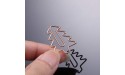 NUOBESTY 24pcs Christmas Paper Clips Holiday Metal Paper Clips Christmas Decorative Paper Clips for Cards Office Supplies - BOEXJV15S