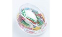 Paper Clip Holder Magnetic Roller Paperclip Dispenser with 100PCS Paper Clips Cute Desk Organizer for Office School Home Supplies White Paper Clip Holder Multicolor Paper Clips - BH9GIDXXZ