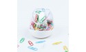 Paper Clip Holder Magnetic Roller Paperclip Dispenser with 100PCS Paper Clips Cute Desk Organizer for Office School Home Supplies White Paper Clip Holder Multicolor Paper Clips - BH9GIDXXZ