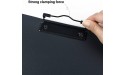 Plastic Clipboards，Board Clips，with Metal Clip 12.5x9 Inch,Low Profile Clip Standard A4 Size Holds 104 Sheet,for Office School,Black… - BLQXKYTRF