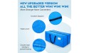 AlexHome Moving Bags Heavy Duty,Extra Large Packing Bags for Moving,Reusable Plastic Moving Totes,Clothes Storage Containers,Moving Supplies Bins,Compatible with Ikea Frakta Cart Blue,Set of 5 - B9BCSLRMP