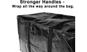 BAG-THAT! 5 Moving Bags Heavy Duty Extra Large Handles Wrap Storage Bags Totes for Storage Replace Moving Supplies Storage Boxes Storage totes Moving Boxes Packing Supplies for Moving Packing Boxes - BBVBH1SD6