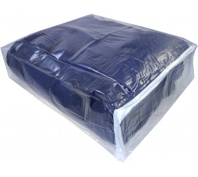Clear Vinyl Zippered Storage Bags 15x18x4 Inch Set of 5 AK Plastics by AntiqueKitchen - BFOTFO1TY