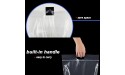 Clear Zipper Storage Bags Zipper Seal Expandable Bottom Bag Plastic Zipper Moving Bags Transparent with Carry Handle for Holding Clothes Food Craft 36 Pieces,8 x 8 Inch 10 x 10 Inch 12 x 12 Inch - BTEEY9RWZ