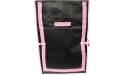 Earthwise Reusable Storage Bags Totes Extra Large Container Backpack Handles w Zipper closure in Matte Black Great for Moving Compatible with Ikea Frakta Carts Set of 4 Pink - BT5X8FZ32