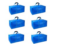 Generic Moving Bags Storage Totes Extra Large Packing Bags with Strong Handles and Zippers for Moving Travelling College Dorm Camping Christmas Decorations Storage Bedroom Closet6 - BTMHXAWFR