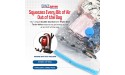 Spacesaver Premium Vacuum Storage Bags. 80% More Storage! Hand-Pump for Travel! Double-Zip Seal and Triple Seal Valve! Vacuum Sealer Bags for Comforters Blankets Bedding Clothing! Medium 8 pack - BKFJIWZ69