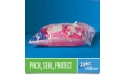 Ziploc Space Bag Clothes Vacuum Sealer Storage Bags for Home and Closet Organization Jumbo 2 Bags Total - BFX23VEAT