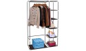 67 Clothes Racks for Hanging Clothes with Cover Portable Clothes Closet with Non-Woven Fabric Wardrobe Heavy Duty Storage Shelves Storage Organizer Space Saving Quick and Easy Assembly 106X44X170CM - BPEBQ2R0H