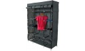 Binlin Portable Closet Wardrobe Storage Organizer with 5-Layer 12-Compartment Quick and Easy to Assemble Extra Space,52.4 x 18.1 x 67 - BRKQZZZJE