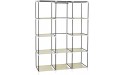 DAVEBELLA SB 67 Portable Closet Organizer Wardrobe Storage Organizer with 10 Shelves Quick and Easy to Assemble Extra Space Beige for Bedroom,Entrance,Living Room - BMGOTL406