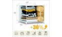 JOISCOPE MEGAFUTURE Wood Pattern Portable Wardrobe Closet for Hanging Clothes,Combination Armoire Modular Cabinet for Space Saving Ideal Storage Organizer Cube for Books Toys Towels 8-Cube - BSSOLETTV
