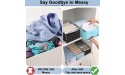 Upgraded Clothes Organizer TOPCCI Large Capacity Wardrobe Clothes Organizer Widen Thicken Fabric Washable Foldable Drawer Organizer with Handle for Jeans,Pants,Sweater,T-Shirts,Dresses Black,9 Grids - BUGKSMZN5
