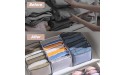 AUREIKA Wardrobe Clothes Organizer | 3PCs Closet and Drawer Organizer for Clothing | Nylon Mesh Divider Storage Compartments for T-shirts Leggings Bras Pants Skirts Socks | Medium Large and Small - B3WNJBAP1