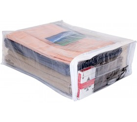 Clear Vinyl Zippered Storage Bags 12 x 15 x 5 Inch 10-Pack - BDC0Z1JMZ