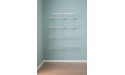 ClosetMaid 2845 ShelfTrack 4ft. Pantry Organizer Kit White - BB3H4U0JX
