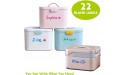 Hebayy 242 Pcs Laundry Room Organization Labels Printed Customizable Water Resistant Stickers with Perforation Line in Various Sizes for Bathroom Laundry Closet Farmhouse Containers Bins - BMHIMO3PC