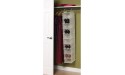 Household Essentials 311328 Hanging Shoe Storage Organizer for Closets |10 Wide Pocket Shelves | Natural Canvas - BSOZY7EN1