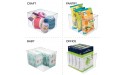 mDesign Plastic Large Home Storage Drawer Organizer Basket Bin for Cube Furniture Shelving in Office Closet Bedroom Laundry Room Nursery Kids Toy Room Shelf Ligne Collection 8 Pack Clear - BKETP9SGW