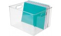 mDesign Plastic Large Home Storage Drawer Organizer Basket Bin for Cube Furniture Shelving in Office Closet Bedroom Laundry Room Nursery Kids Toy Room Shelf Ligne Collection 8 Pack Clear - BKETP9SGW