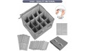Moteph Shoe Organizer Closet Storage Solution with Clear Cover & Adjustable Dividers for Shoes Handbags Blankets Linen Clothing Grey Small 12 Pairs - B4DKUGB6H
