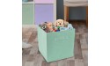 Sorbus® Foldable Storage Cube Basket Bin Great for Nursery Playroom Closet Home Organization Pastel Multi-Color 6 Pack - B9BG9LY70